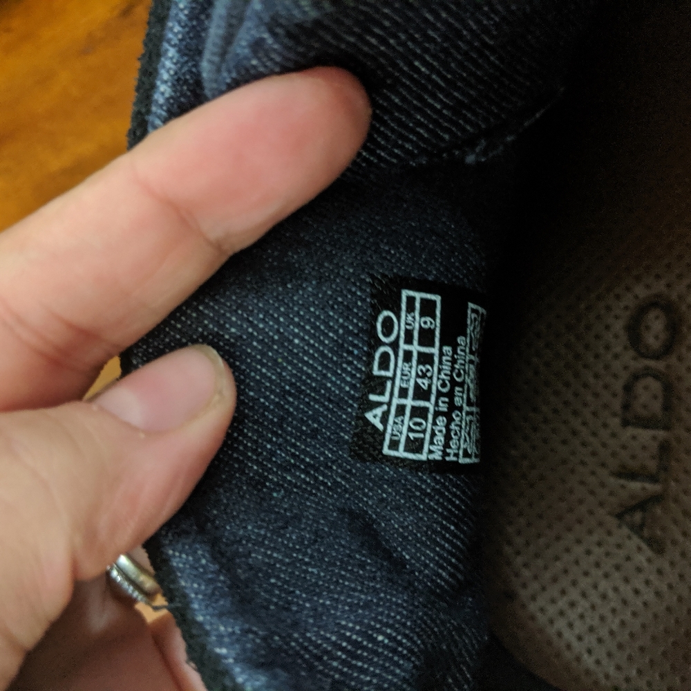 aldo high top sneakers